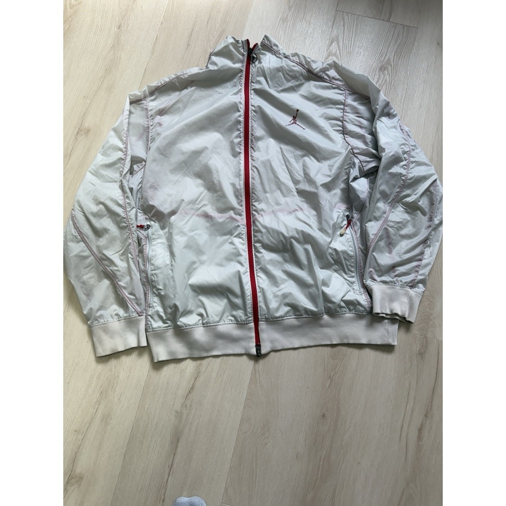 Jordan Jumpman Jacket Men's XL Full Zip Side Panels Pockets Basketball Retro